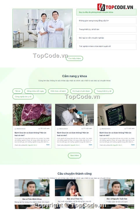 phòng khám,bệnh viện đa khoa,phòng khám đa khoa,bệnh viện,Sharecode Website Phòng Khám Đa Khoa Giá Rẻ